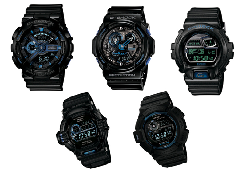 G shock initial blue range